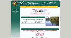 Desktop Screenshot of holmescountytaxcollector.com